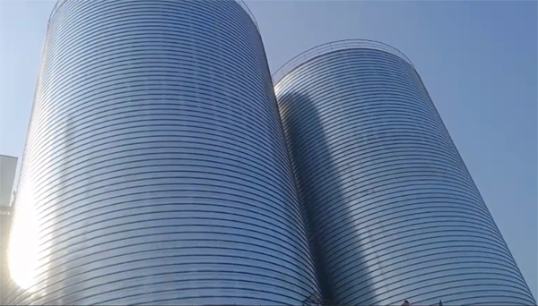 德江2座混凝土高架卷板仓